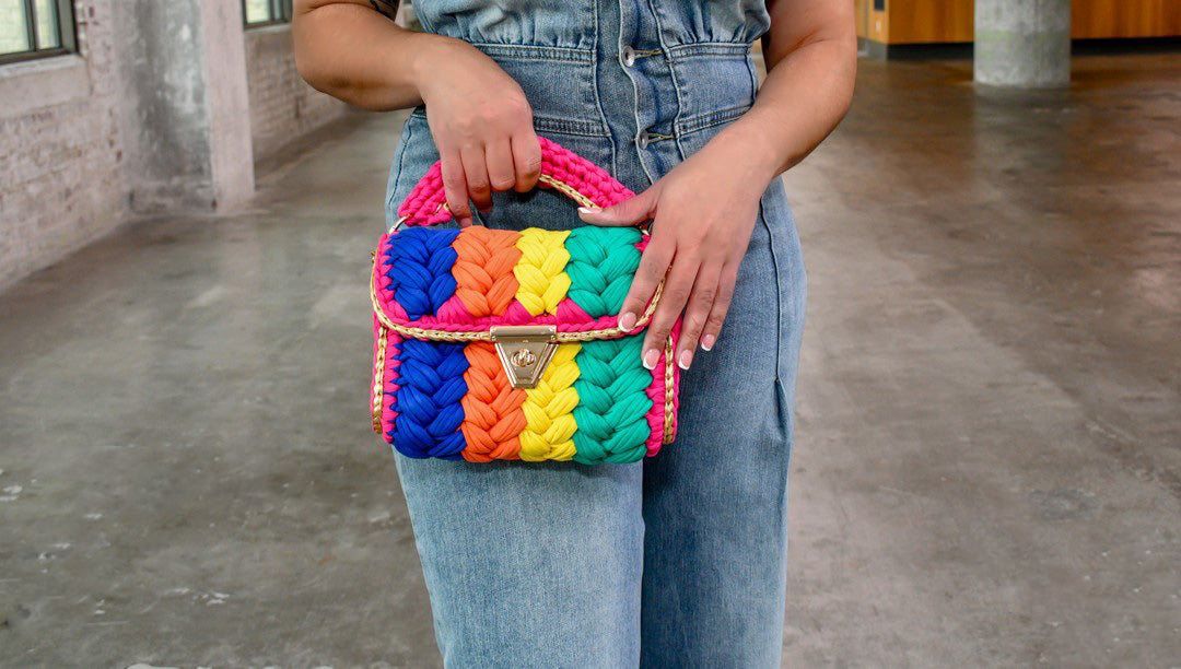 NEVER BASIC RAINBOW BAG